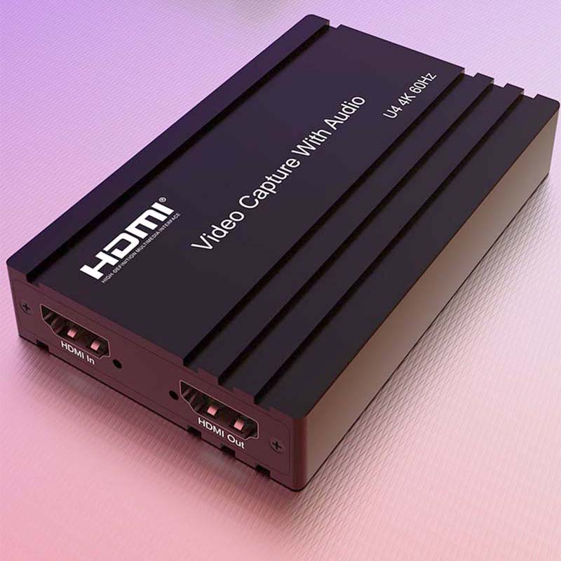 Board Game Loop - การ์ดบันทึกวิดีโอ HDMI 4K 60hz พร้อมไมโครโฟน บันทึกเสียงแบบ