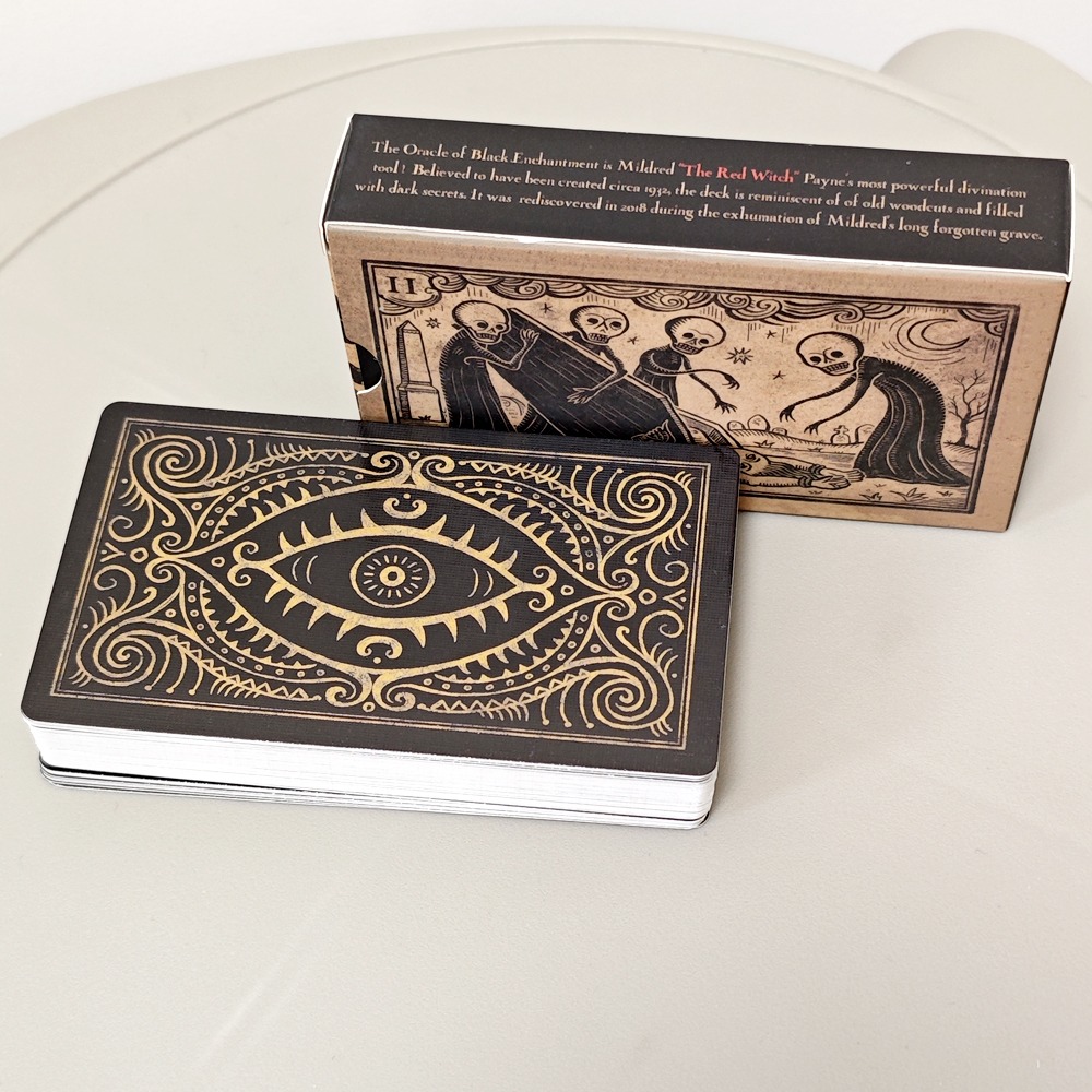 Board Game Horror - Mildred Payne's Oracle 10.3*6 ซม. สีดํา
