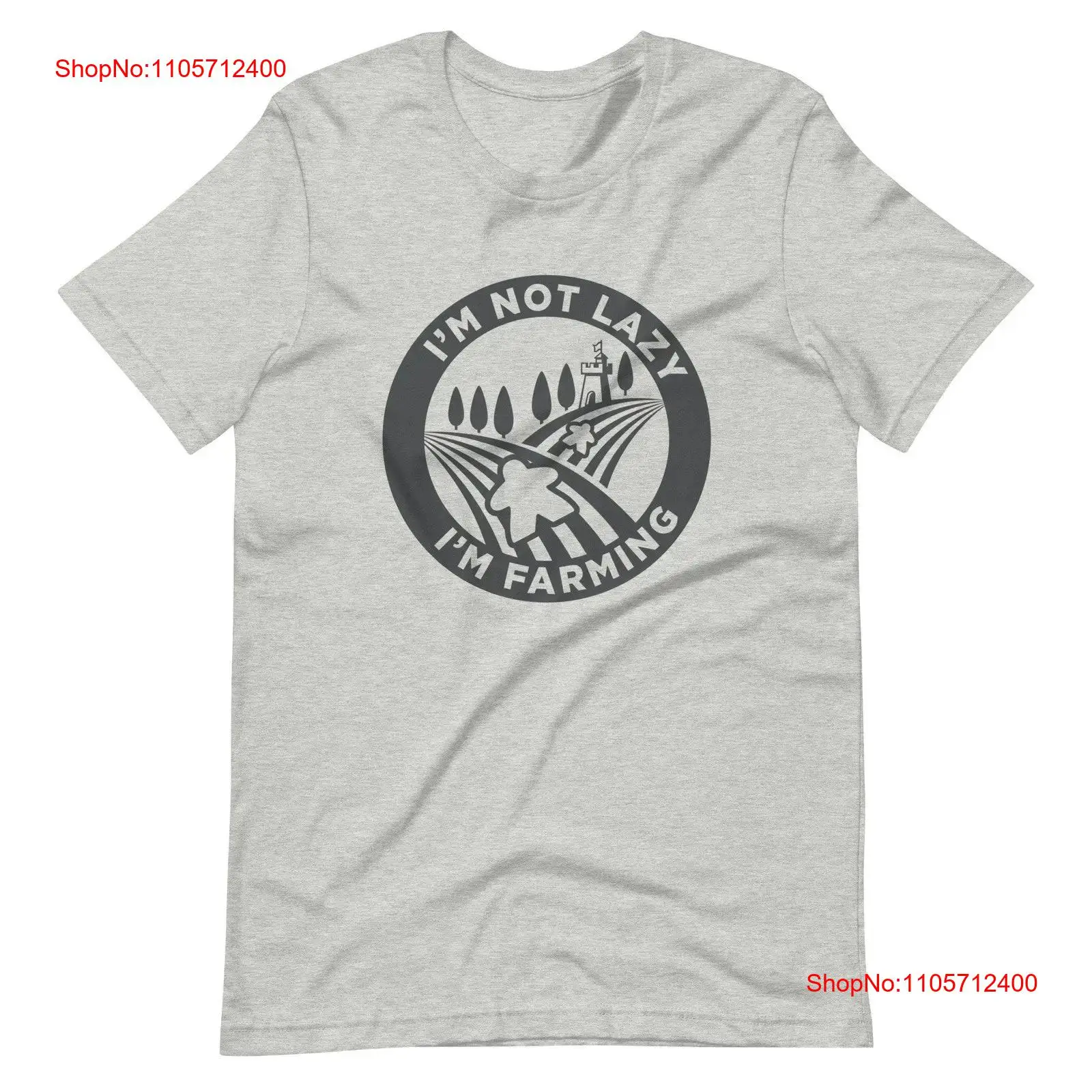 Board Game Vector - เสื้อยืดคาร์คาสซอน เกมกระดาน มีพล ฉันไม่ได้ขี้เกียจ ทำฟาร์ม วางแผ่นกระเบื้อง