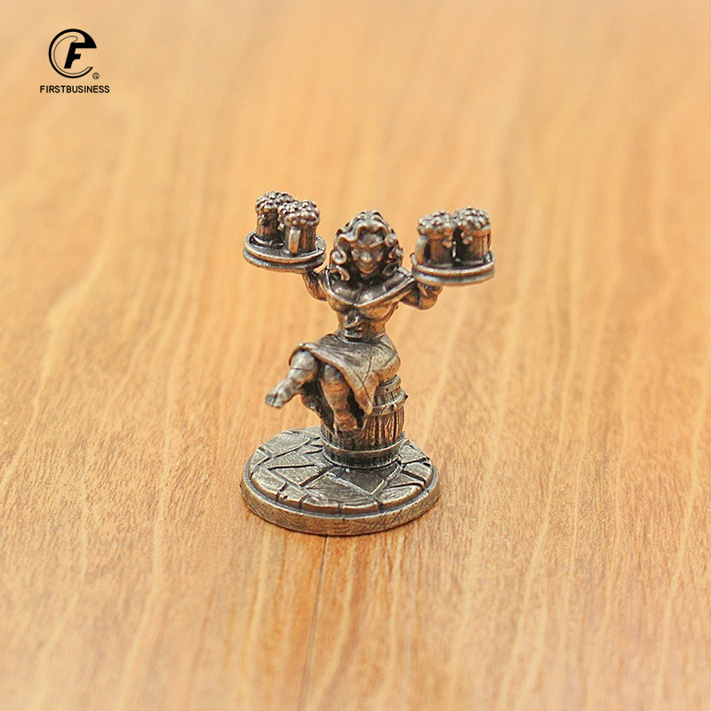 Vintage ทองเหลืองสีขาว Miniatu - Board Game Vintage บทวิจารณ์และราคา