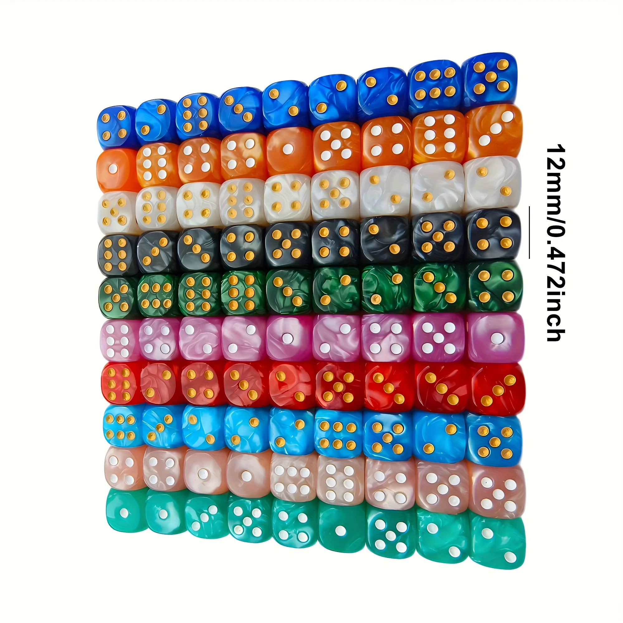ลูกเต๋าอะคริลิก 6 ด้าน ขนาด 12 - Board Game Loop บทวิจารณ์และราคา