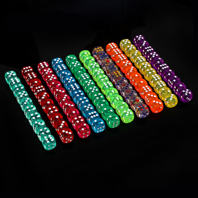 10Pcs Dices Drawstring ลูกเต๋า - Board Game Loop บทวิจารณ์และราคา