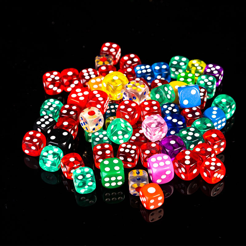 10Pcs Dices Drawstring ลูกเต๋า - Board Game Loop บทวิจารณ์และราคา