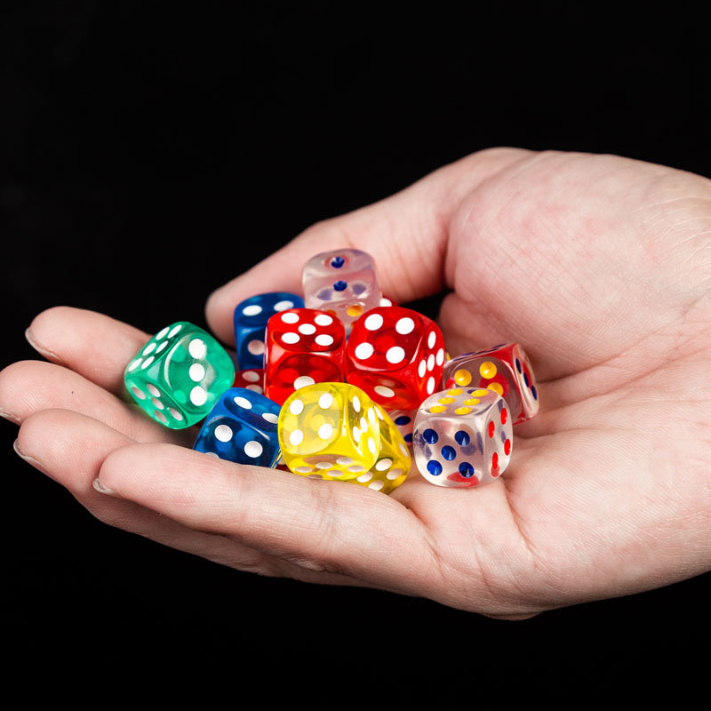 10Pcs Dices Drawstring ลูกเต๋า - Board Game Loop บทวิจารณ์และราคา
