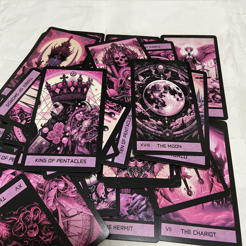 ไพ่ทาโรต์กอธิคสีชมพู 78 ใบ ภาษ - Board Game Horror บทวิจารณ์และราคา