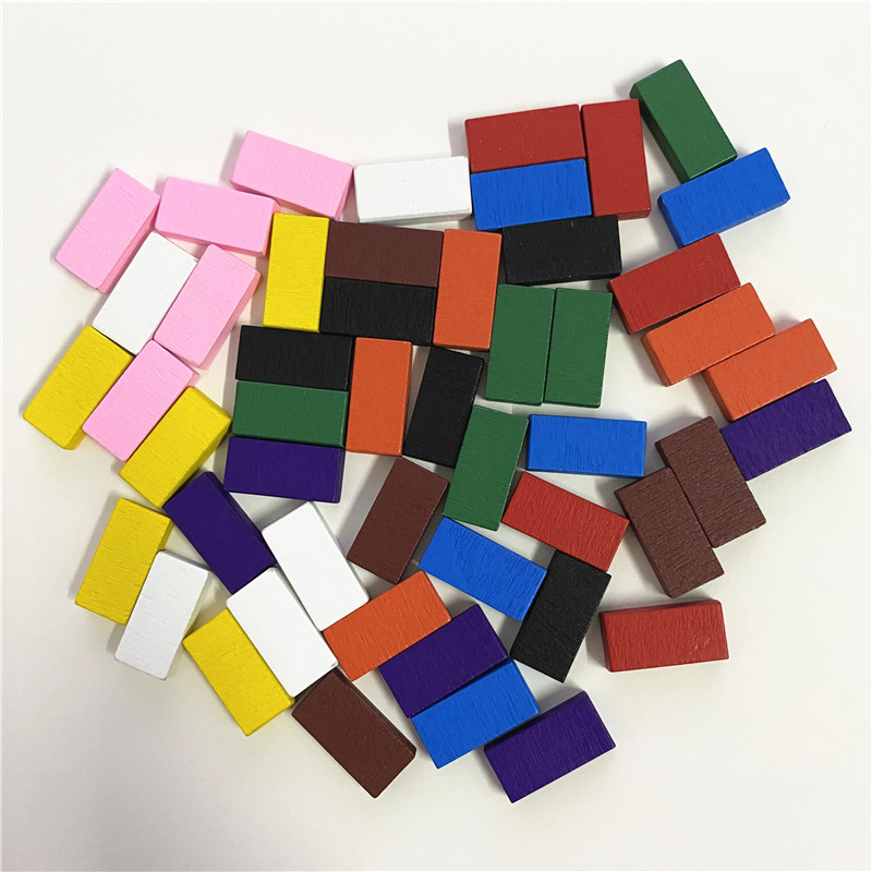 50 Pcs 20*10*5 มม. สีสันอิฐเฮ้ - Board Game Vector บทวิจารณ์และราคา