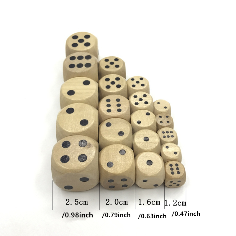 ลูกเต๋าไม้ 6 ด้าน แบบกลม ขนาด  - Board Game Loop บทวิจารณ์และราคา