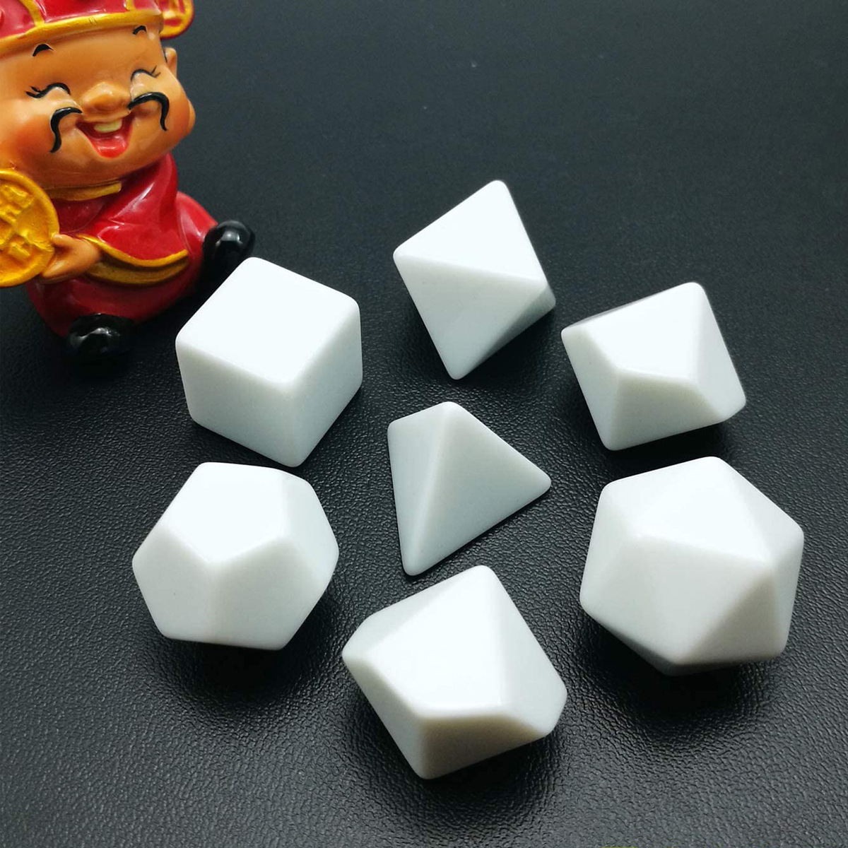 7 ชิ้น/เซ็ตเปล่ากลมลูกเต๋า DIY - Board Game Loop บทวิจารณ์และราคา
