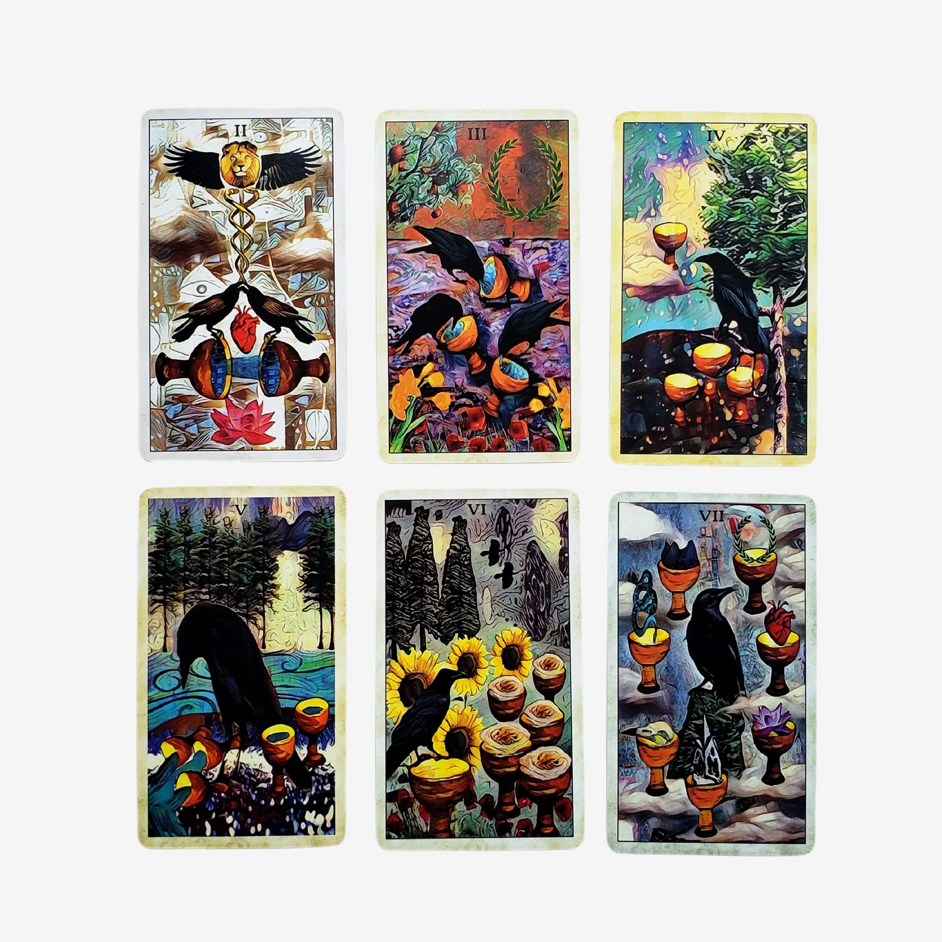 ใหม่ Crow TAROT Cardn 78 Tarot - Board Game Horror บทวิจารณ์และราคา