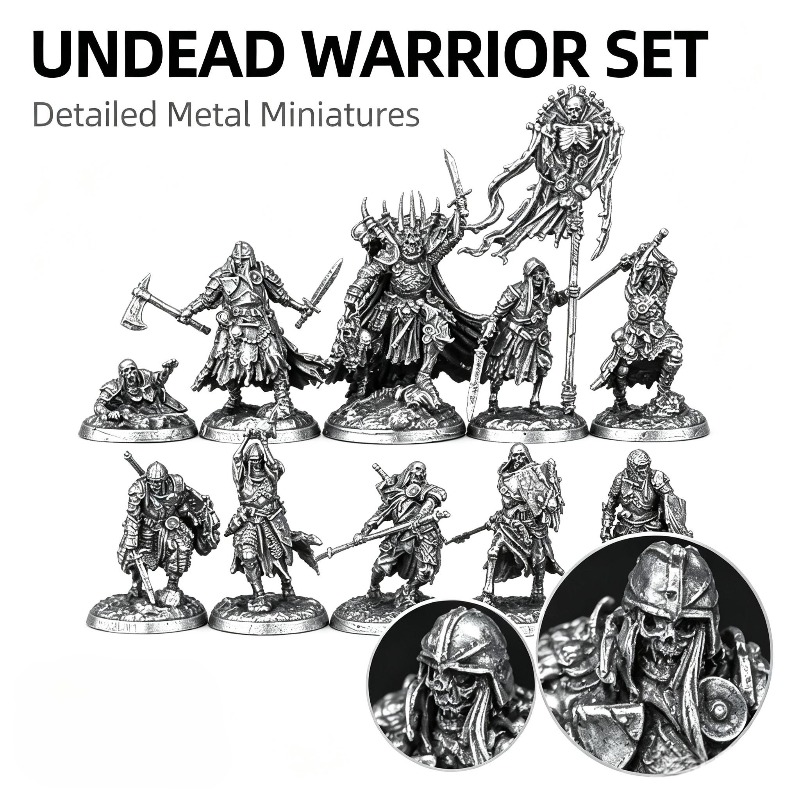 โมเดลรูปปั้นนักรบโลหะคิวโปรนิก - Board Game Design บทวิจารณ์และราคา