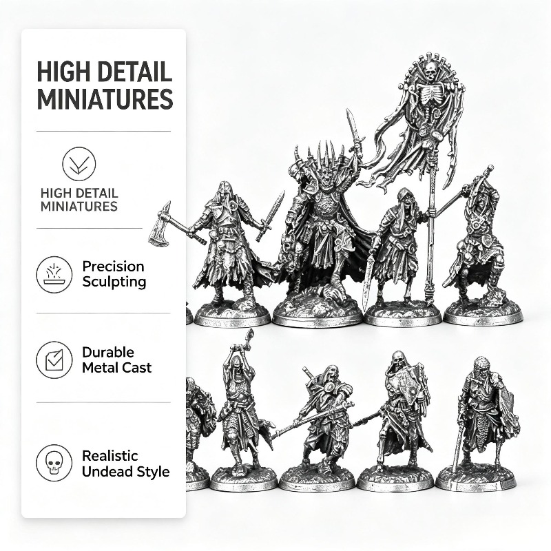 โมเดลรูปปั้นนักรบโลหะคิวโปรนิก - Board Game Design บทวิจารณ์และราคา