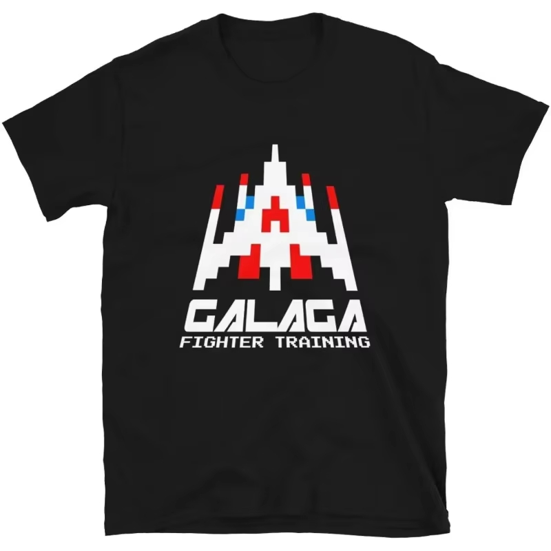 เสื้อยืดลายเกม Galaga สไตล์เรโ - Board Game Vintage บทวิจารณ์และราคา