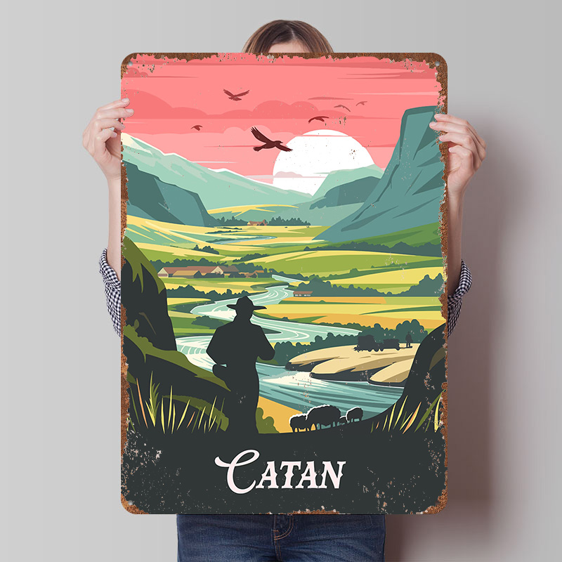 โปสเตอร์โลหะลายเกม Catan งานศิ - Board Game Catan บทวิจารณ์และราคา