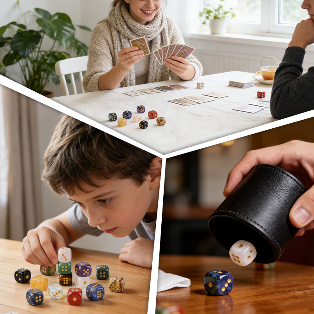 ลูกเต๋าหินธรรมชาติ 1 ชิ้น ลูกป - Board Game Loop บทวิจารณ์และราคา